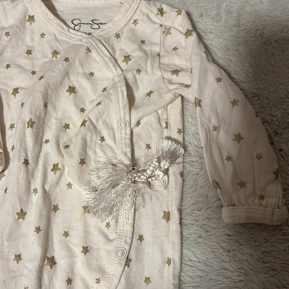 (2 for $10) Jessica Simpson footie/ sleeper - Picture 4 of 5